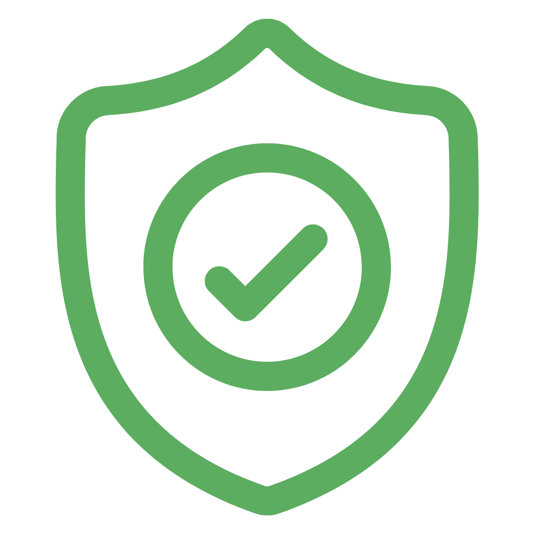 zielona ikona tarczy