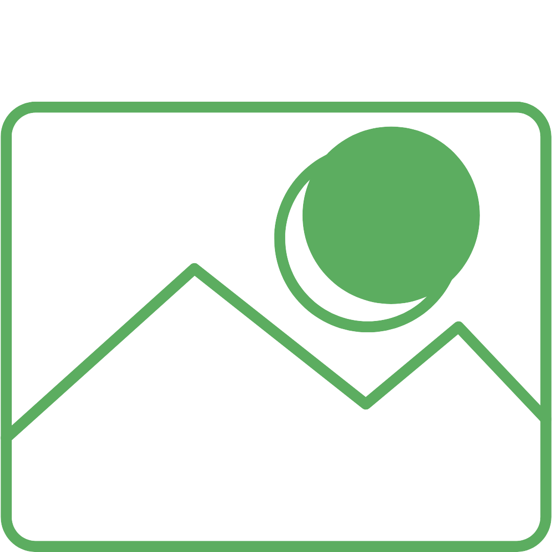 zielona ikona obrazu